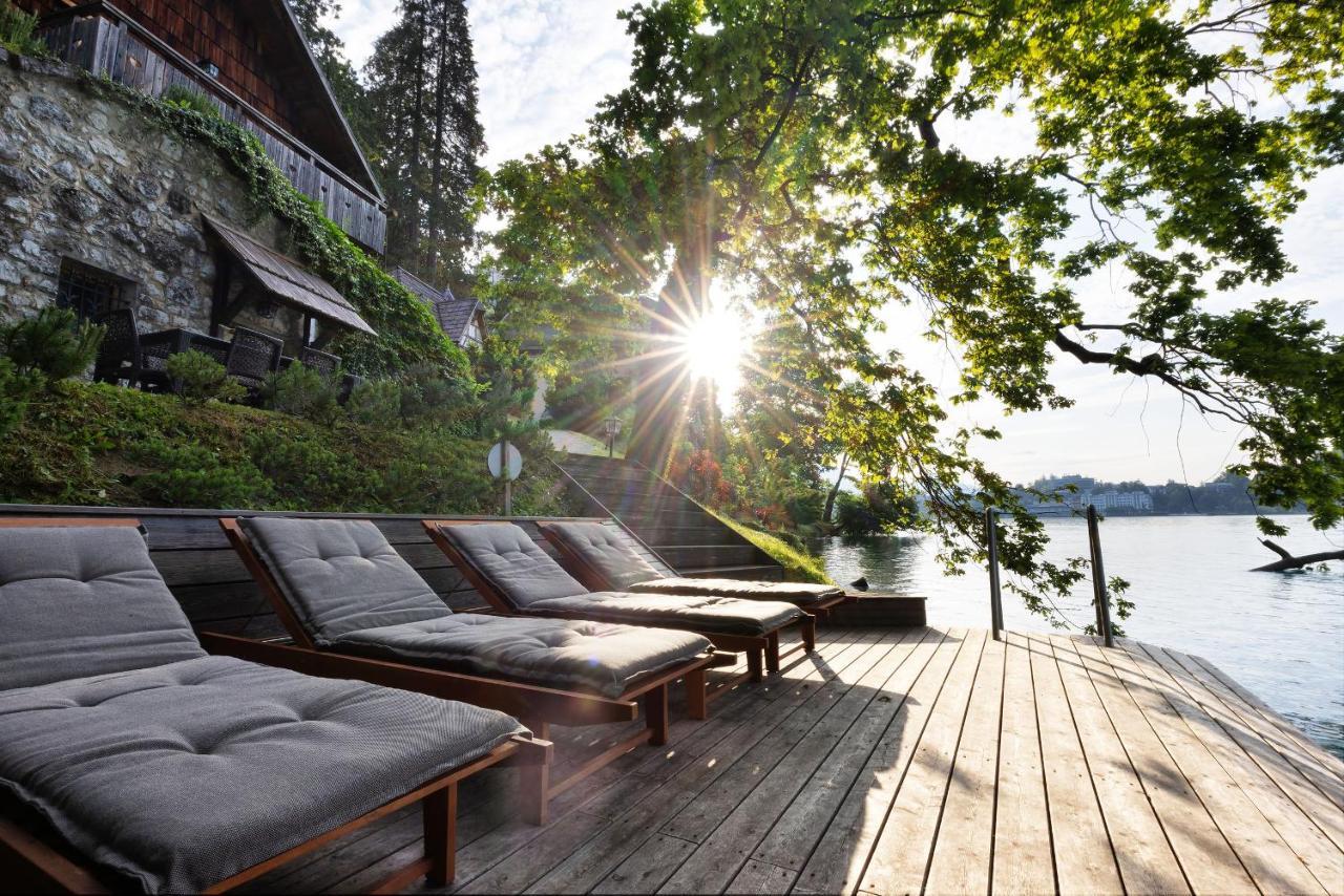 Private Beach House On Lake بليد المظهر الخارجي الصورة
